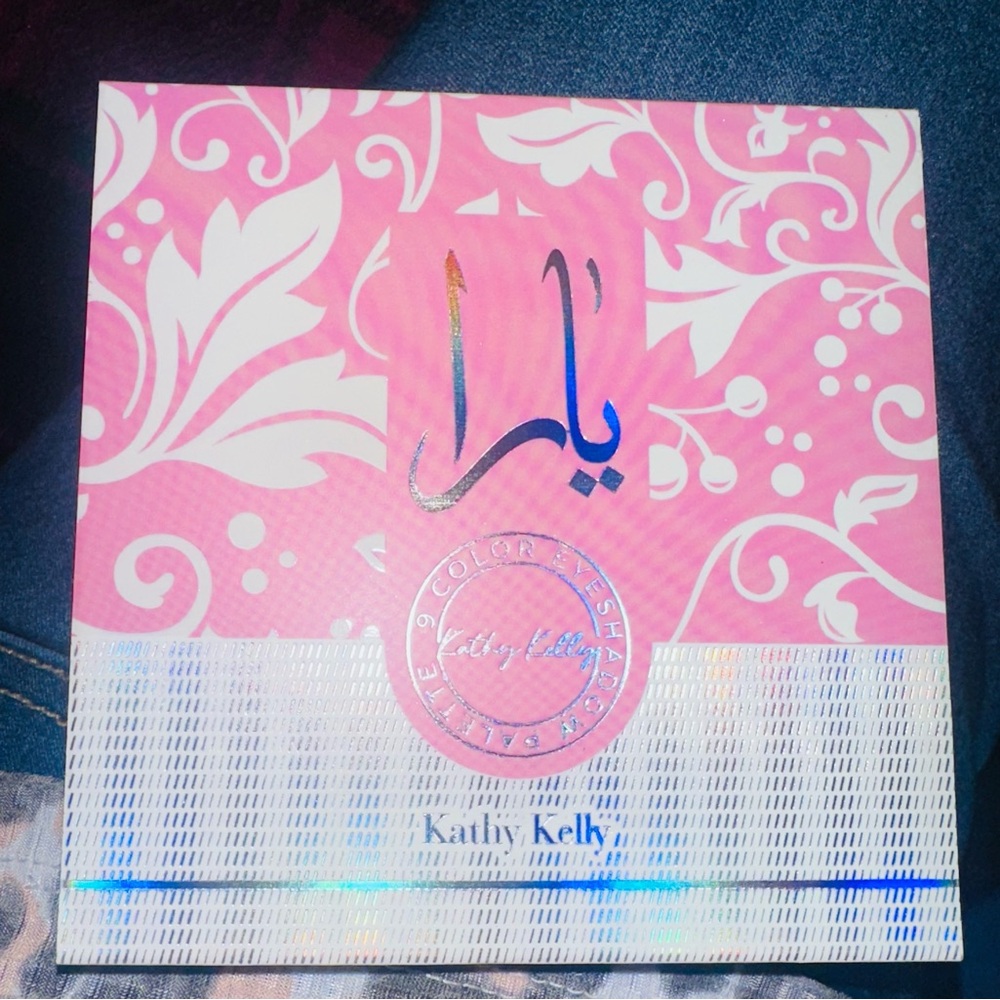 Kathy Kelly Pink and Silver Eyeshadow Palette